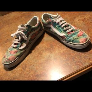 Pink/Aqua/White Flamingo Old Skool Vans